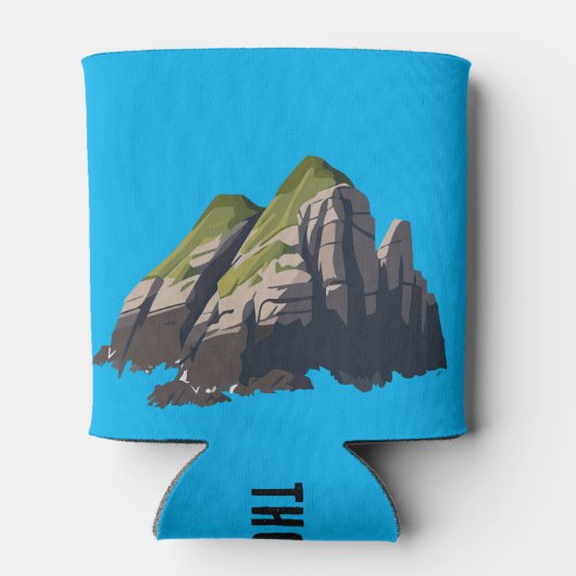 American National Park Brown Beer Pine Tree Blikjeskoeler (Achterkant)