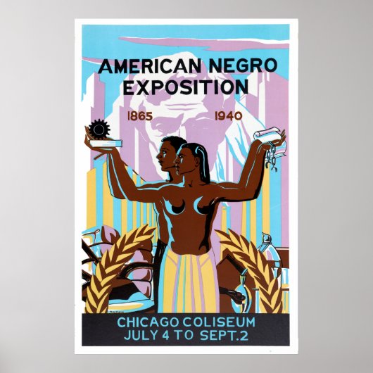 American Negro Exposition, Chicago, Illinois, 1940 Poster (Voorkant)