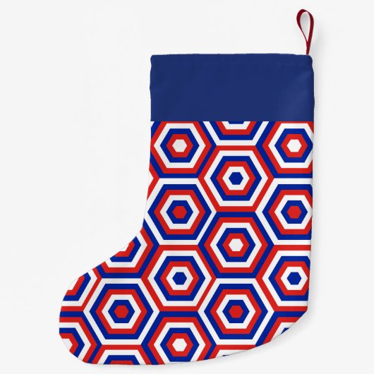 American Nested Hexagon Kerstmis in juli Voorraad Kleine Kerstsok (Achterkant)