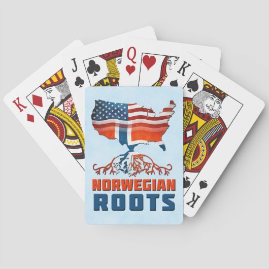 American Noorse Roots Card Decline Speelkaarten (Achterkant)
