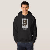 American Nope Rope - Rattlesnake Snake Danger Hoodie (Voorkant volledig)