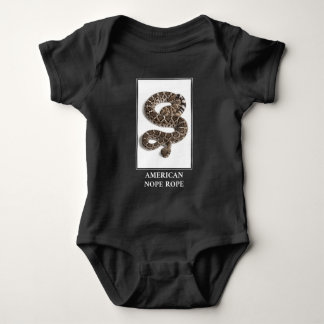 American Nope Rope - Rattlesnake Snake Danger Romper