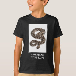 American Nope Rope - Rattlesnake Snake Danger T-shirt