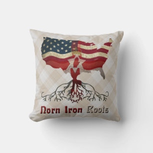 American Northern Irish Ancestry Cushion Kussen