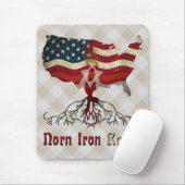 American Northern Irish Roots Mousemat Muismat (Met muis)