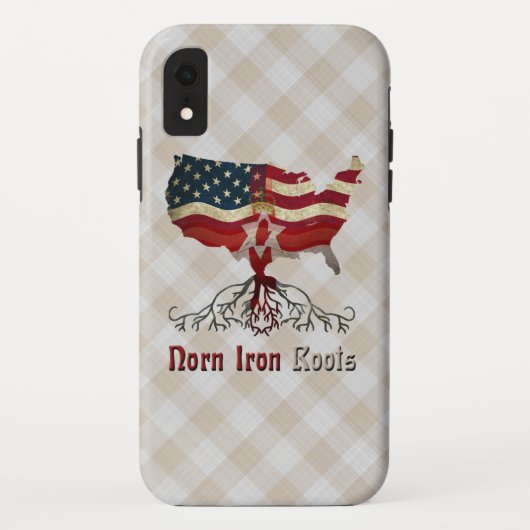 American Northern Irish Roots Phone Hoesje (Achterkant)