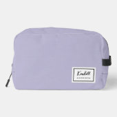 American Nostalgia Classic Eenvoudig Minimaal Lila Toilettasje (Achterkant)
