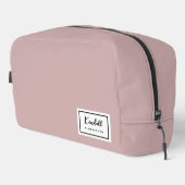 American Nostalgia Classic Eenvoudig Minimaal Roze Toilettasje (Rechterhoek)