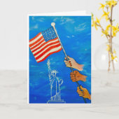 AMERICAN NOTE KAART (Gele Bloem)