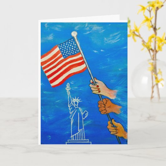 AMERICAN NOTE KAART (Gele Bloem)