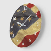 AMERICAN OLD FLAG GROTE KLOK (Hoek)