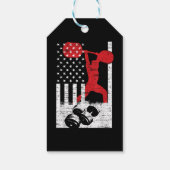 American Olympic Weightlift Cadeaulabel (Achterkant)