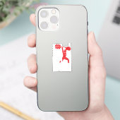American Olympic Weightlift Sticker (Telefoon)