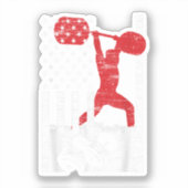 American Olympic Weightlift Sticker (Voorkant)