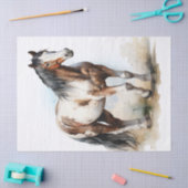 American Paint Paard Waterverf Decoupage Tissuepapier (Craft)