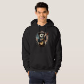 American Panda Guitar USA County Music Hoodie (Voorkant volledig)