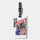 American Patriot Bagagelabel (Voorkant verticaal)