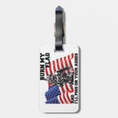 American Patriot Bagagelabel (Achterkant verticaal)