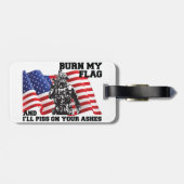 American Patriot Bagagelabel (Achterkant horizontaal)