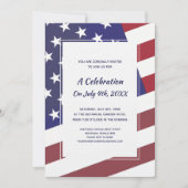 American Patriot Classic 4 juli Amerikaanse vlag Kaart (Voorkant)