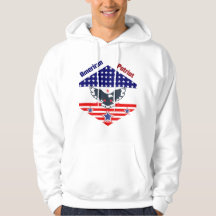 American Patriot Hoodie - Amerikaanse vlag, trotse