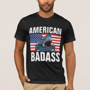 AMERICAN PATRIOT SHARK T-SHIRTS