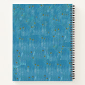 American Patriotic Angel Stars Holding Flag BLue Notitieboek (Achterkant)