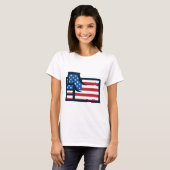 American Patriotic Fist T-shirt (Voorkant volledig)