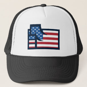 American Patriotic Fist Trucker Pet