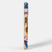 American Patriotic Golden Retriever Case-Mate iPhone Case (Achterkant / Rechts)