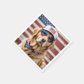 American Patriotic Golden Retriever Servet (Hoek)