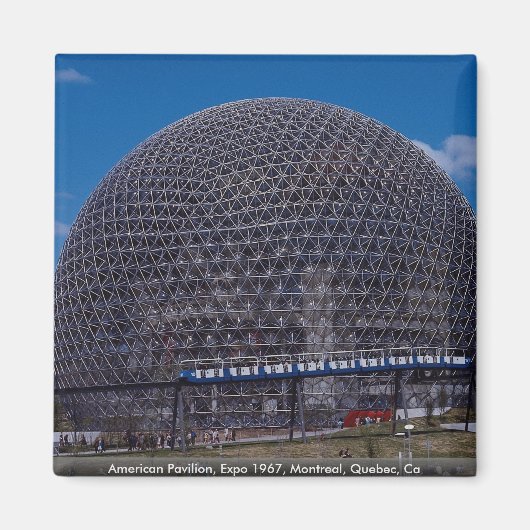 American Pavilion, Expo 1967, Montreal, Quebec, Ca Magneet (Voorkant)