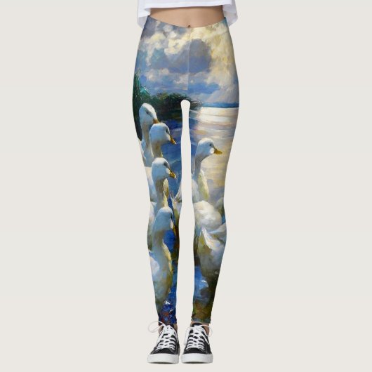 American Pekin Duck-2 Leggings (Voorkant)