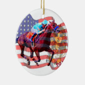 American Pharoah 2015 Keramisch Ornament (Rechts)