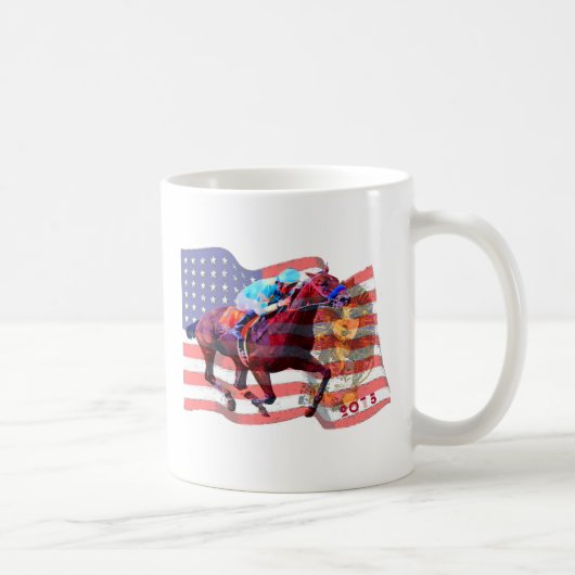American Pharoah 2015 Koffiemok (Rechts)