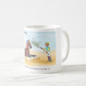 American Pharoah Del Mar Futurity Koffiemok (Voorkant rechts)