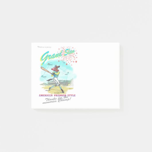 American Pharoah Grand Slam Tribute Post Post-it® Notes (Voorkant)