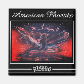 American Phoenix Rising Magneet (Voorkant)