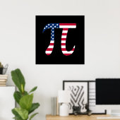 American Pi Poster (Thuiskantoor)