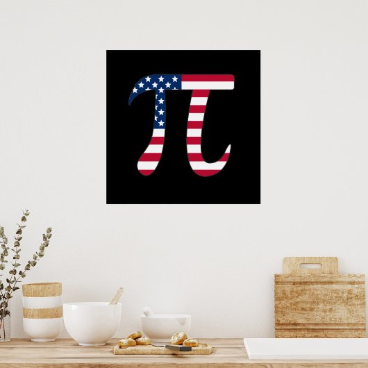 American Pi Poster (Keuken)