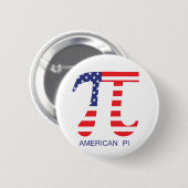 American Pi Ronde Button 5,7 Cm (Voorkant /achterkant)
