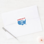 American Pi Ronde Sticker (Envelop)