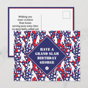 American Pickleball Grand Slam Birthday Briefkaart
