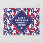 American Pickleball Grand Slam Birthday Briefkaart (Voorkant)