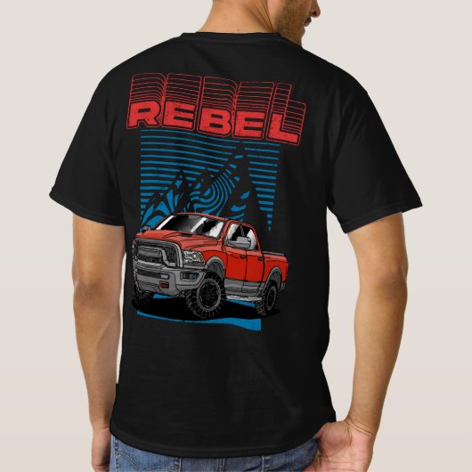 American Pickup Truck RAM 1500 Rebel T-Shirt (Achterkant)