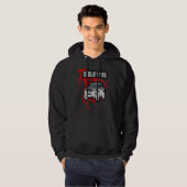 American Pickup Truck  TAFFR Red Lightning Hoodie (Voorkant volledig)