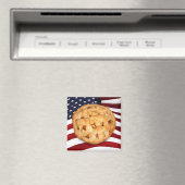 American Pie (Apple Pie met Amerikaanse vlag) Magneet (Insitu (Vaatwasser))