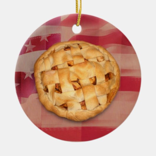 American Pie Keramisch Ornament (Voorkant)