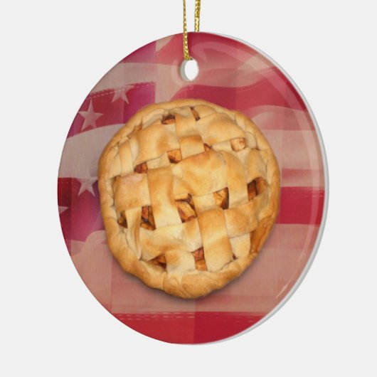 American Pie Keramisch Ornament (Links)