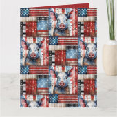 American Pig Boerderij volkskunst Kaart (Voorkant)